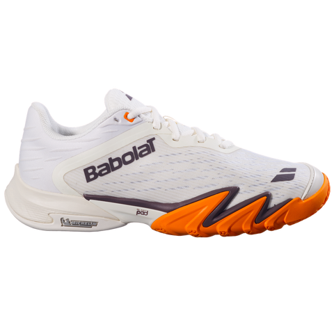Babolat Premura 3 Men's Padel Shoes - Cream/Orange