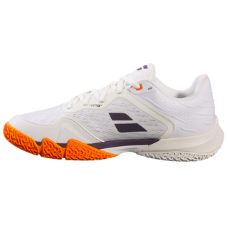 Babolat Premura 3 Men's Padel Shoes - Cream/Orange