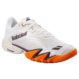 Babolat Premura 3 Men's Padel Shoes - Cream/Orange