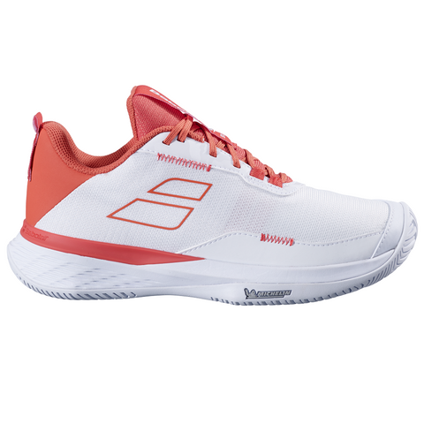 Babolat SFX Evo All Court Women's Tennis Shoes - White/Terra Cotta