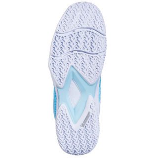 Babolat Sensa Womens Padel Shoes - Sky Blue/Tigerlily