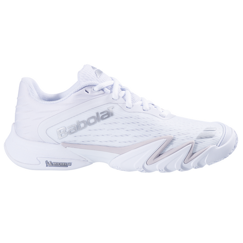 Babolat Premura 3 Women's Padel Shoes - White/Silver