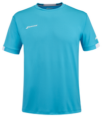 Babolat Play Crew Neck T-Shirt - Cyan Blue