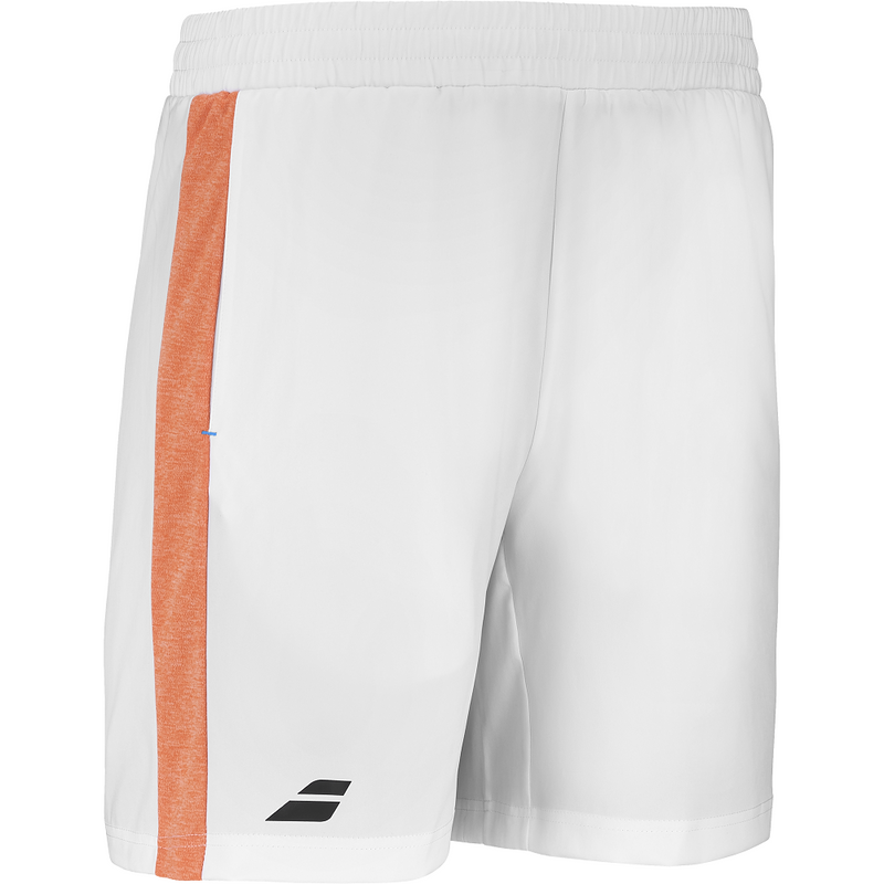 Babolat Play Men's Shorts - White/Orange