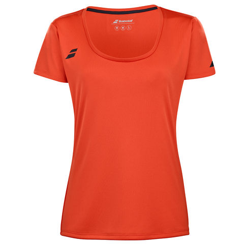 Babolat Play Women's Cap Sleeve Top - Fiesta Red