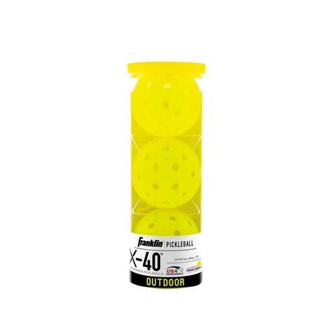 Franklin X-40 Outdoor Pickleball Balls - 3 Pack