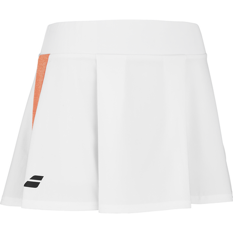 Babolat Womens Play Skirt - White/Orange