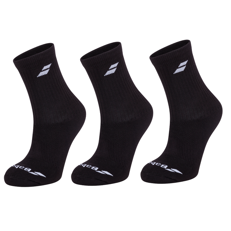 Babolat Technical Socks - Black - 3 Pairs