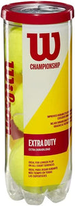 Wilson Championship Extra Duty Tennis Balls - 4 Tube (12 Balls)