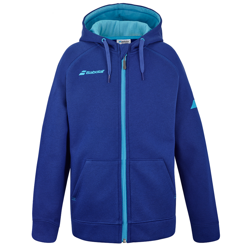 Babolat Men's Exercise Hooded Jacket - Sodalite Blue