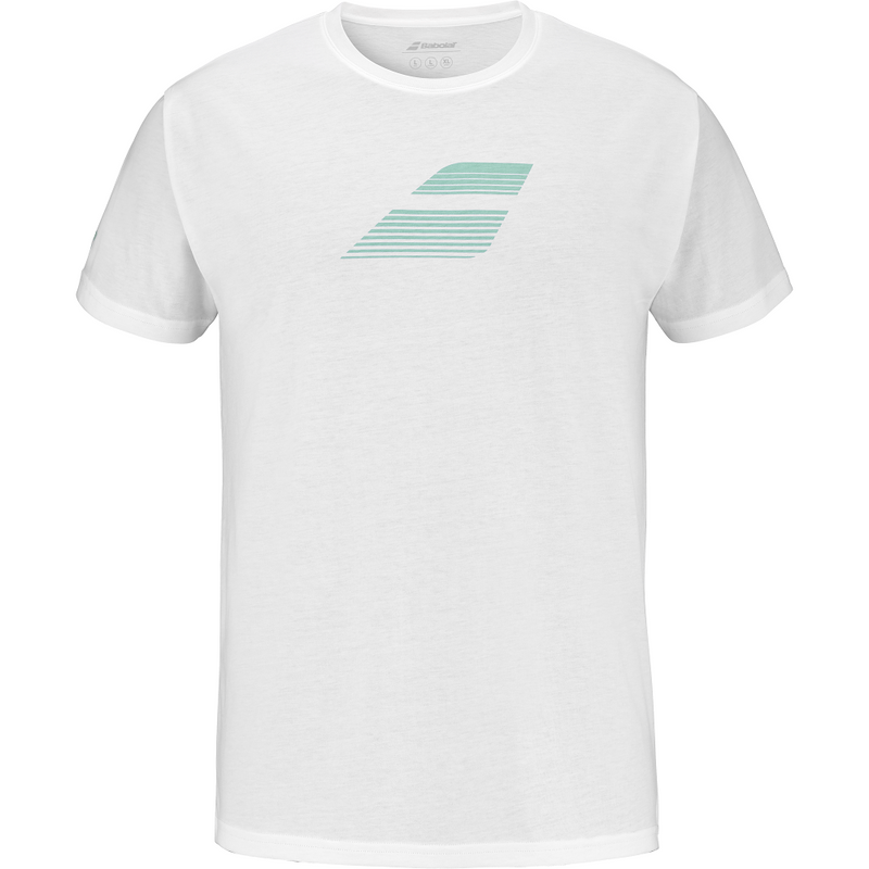 Babolat Exercise Big Flag T-Shirt -White