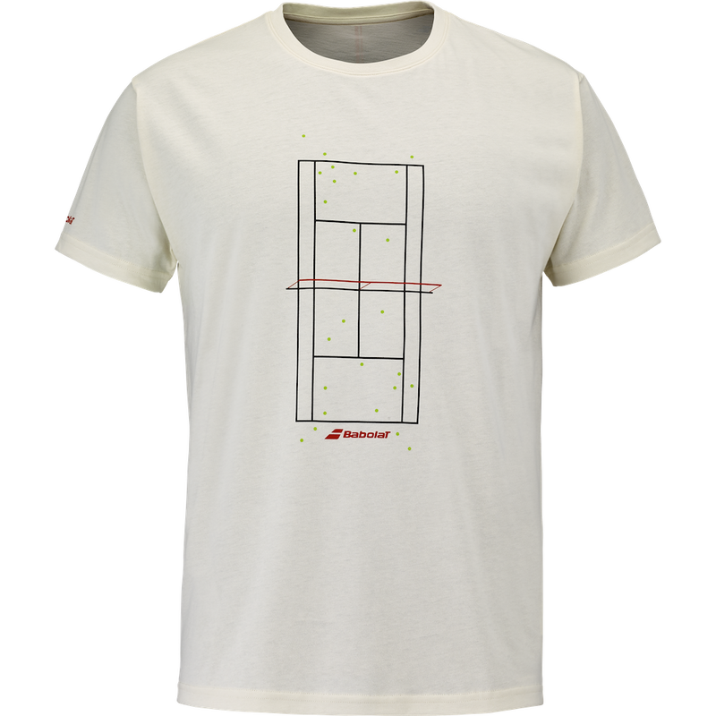 Babolat Exercise Graphic T-Shirt - Cannoli Cream