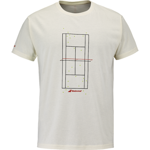 Babolat Exercise Graphic T-Shirt - Cannoli Cream