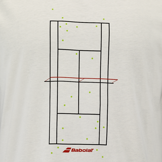 Babolat Exercise Graphic T-Shirt - Cannoli Cream