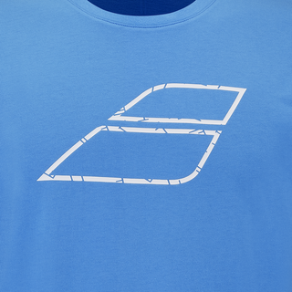 Babolat Exercise Graphic T-Shirt - Malibu Blue