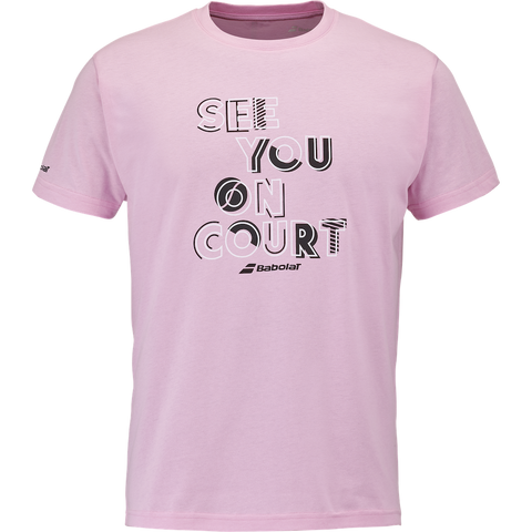 Babolat Exercise Graphic T-Shirt - Lilac Sachet