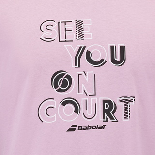 Babolat Exercise Graphic T-Shirt - Lilac Sachet