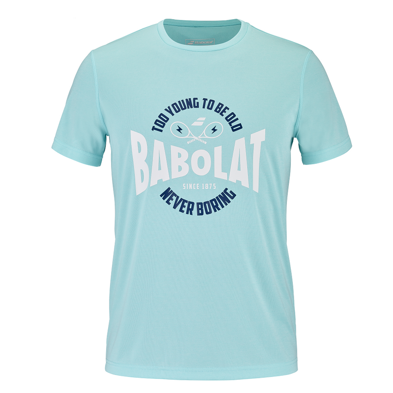 Babolat Exercise Graphic T-Shirt - Angel Blue