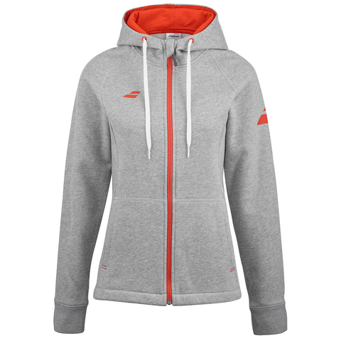 Babolat Women's Exercise Hooded Jacket - Grey