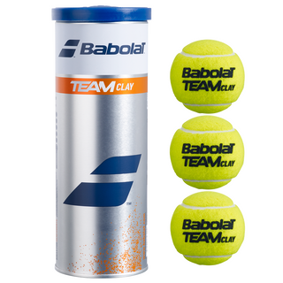 Babolat Team Clay Tennis Balls - 1 Tube (3 Balls)