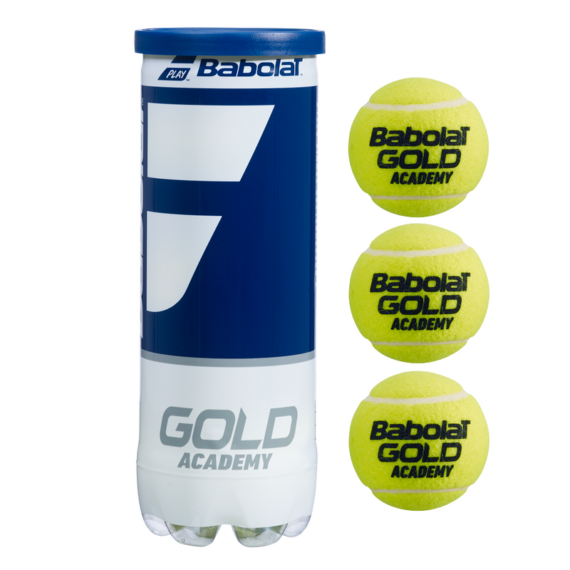Babolat Gold Academy Tennis Balls - 1 Tube (3 Balls)