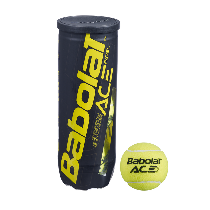 Babolat Ace Padel Balls - 1 Tube (3 Balls)