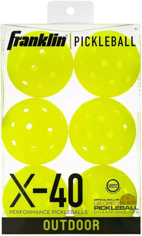 Franklin X-40 Outdoor Pickleball Balls - 12 Pack