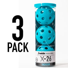 Franklin X-26 Indoor Pickleball Balls - 3 Pack
