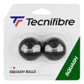 Tecnifibre Red Dot Squash Balls - 2 Pack - Intermediate