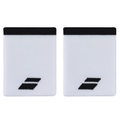 Babolat Logo Jumbo Wristband - 2 Pack - White/Black