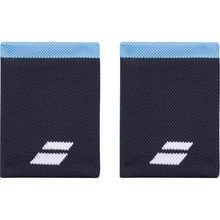 Babolat Logo Jumbo Wristband 2 Pack - Drive Heritage Blue