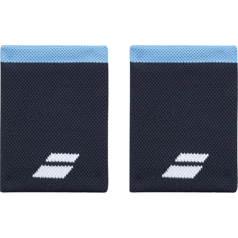 Babolat Logo Jumbo Wristband 2 Pack - Drive Heritage Blue