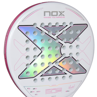 NOX Pala ML10 Pro Cup Silver By Miguel Lamperti Padel Racket + Cover - 2027