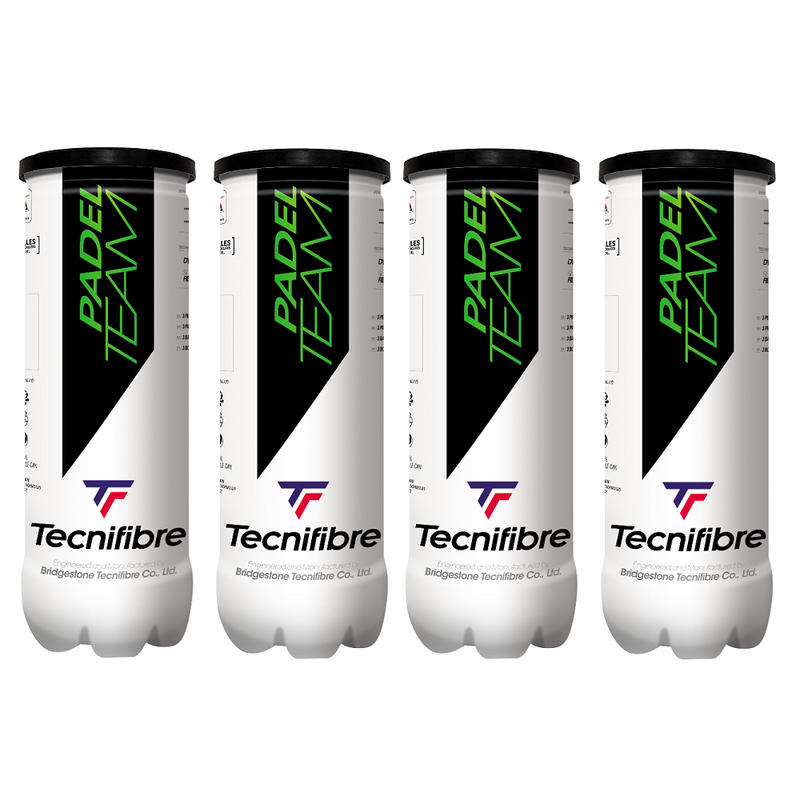 Tecnifibre Team Padel Balls - 1 Dozen / 12 Balls