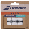 Babolat Padel Comfort Overgrip - White - Pack of 3