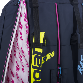 Babolat Pure Aero Rafa 12 Tennis Racket Bag - Pink/Yellow