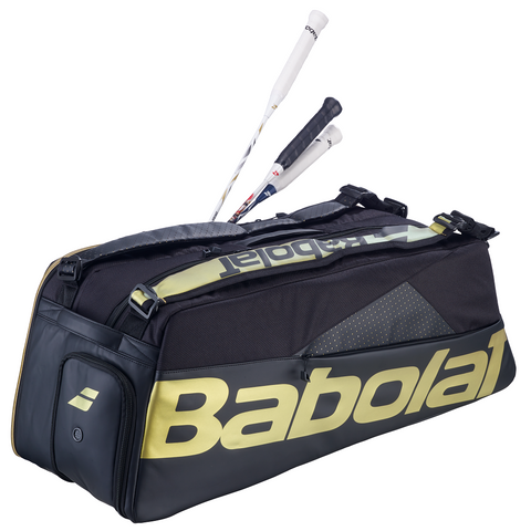 Babolat Cross Pro Badminton Racket Bag - Black/Gold - 2026