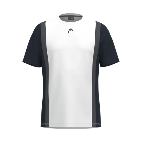 HEAD Club Tech T-Shirt - White/Navy
