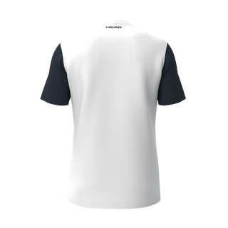 HEAD Club Tech T-Shirt - White/Navy