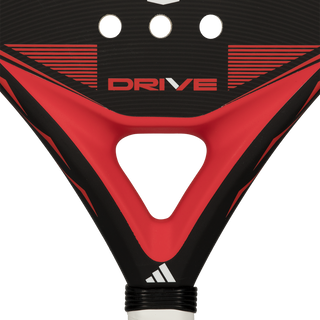 Adidas Drive Padel Racket - Black/Red - 2026