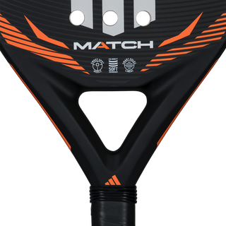 Adidas Match Padel Racket 2025 - Black/Orange - 2026
