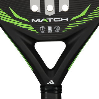 Adidas Match Padel Racket - Black/Lime - 2026