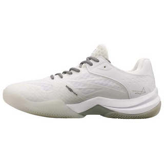 NOX AT10 Lux Mens All Court Padel Shoes - White/Grey