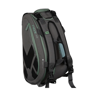 NOX AT10 Team Padel Racket Bag - Grey/Green