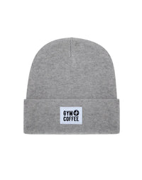 Gym + Coffee Knit Beanie - Grey