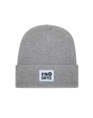 Gym + Coffee Knit Beanie - Grey