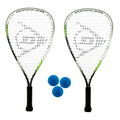 Dunlop Biotec Titanium 2 Player Racketball Racket Set Including 3 Balls