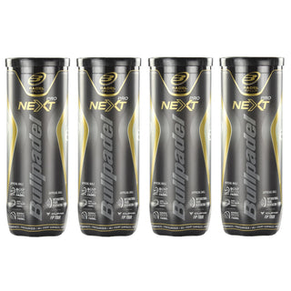 Bullpadel Next Pro Padel Balls - 4 Tubes/ Dozen Balls