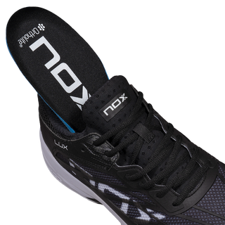 NOX AT10 Lux Mens All Court Padel Shoes - Black/White