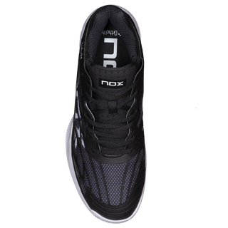 NOX AT10 Lux Mens All Court Padel Shoes - Black/White